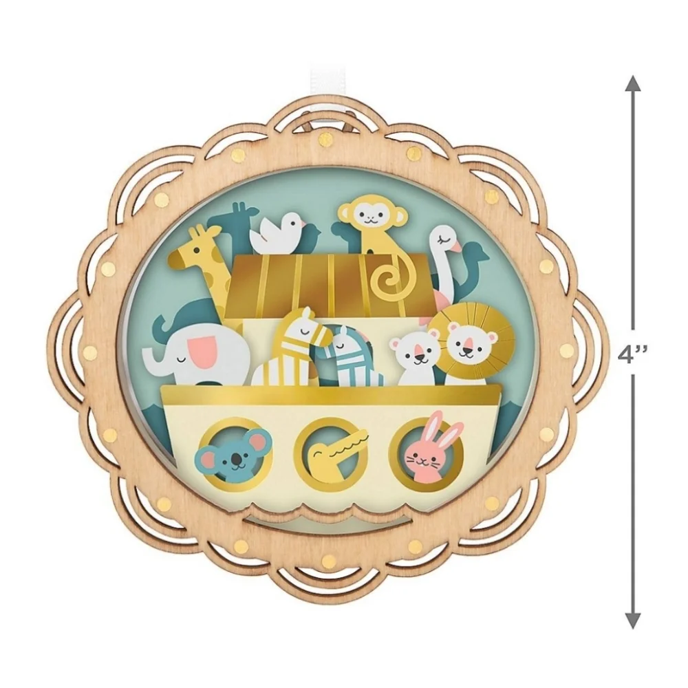 Hallmark Keepsake 2024 Noah's Ark Papercraft Christmas Ornament NWT